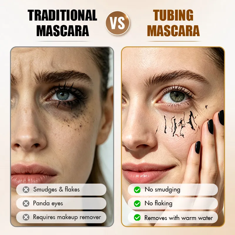 Vegan Cruelty-Free OEM Liquid Chemical Lengthening Volumizing Smudge-Proof Tubing Lash for Waterproof Private Label