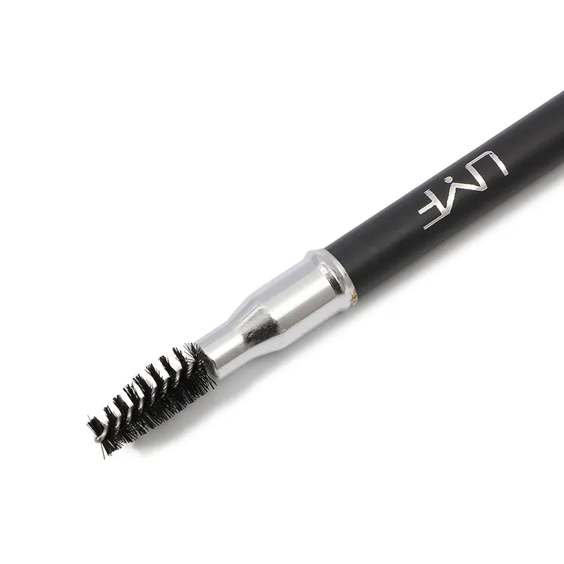 UMF Private Label Long Lasting 4 Colors Waterproof Wooden Eyebrow Pen with Brush Gray Brown