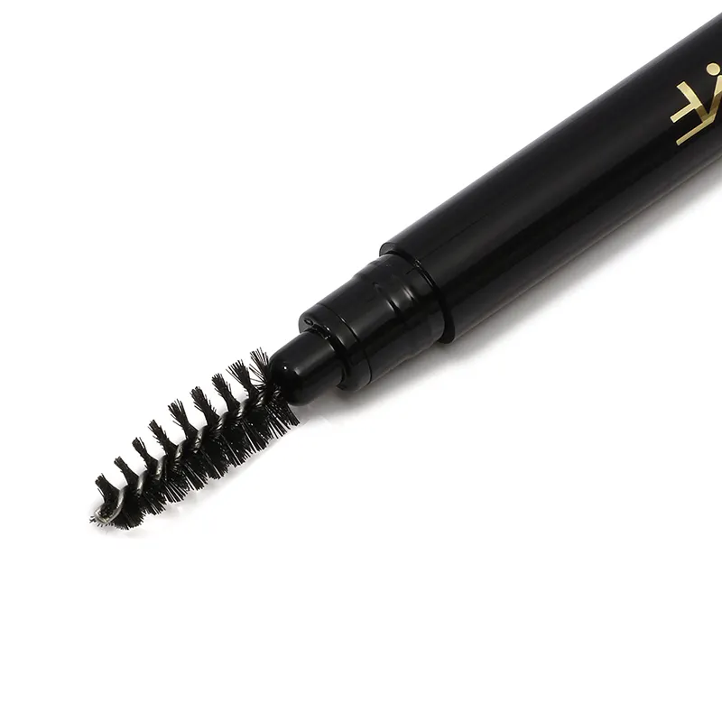 3 Color Mineral Automatic Swivel Stick Double Ended Triangular Head Waterproof Long-lasting Smudge Proof Pigment Eyebrow Pencil