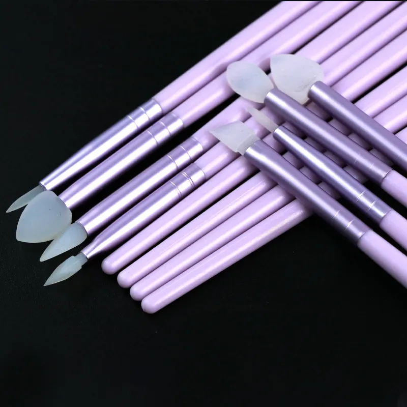 Wholesale Makeup Tools Soft Head Brush for Face Paint Single Customized Silicone Body Painting Brush With Logo