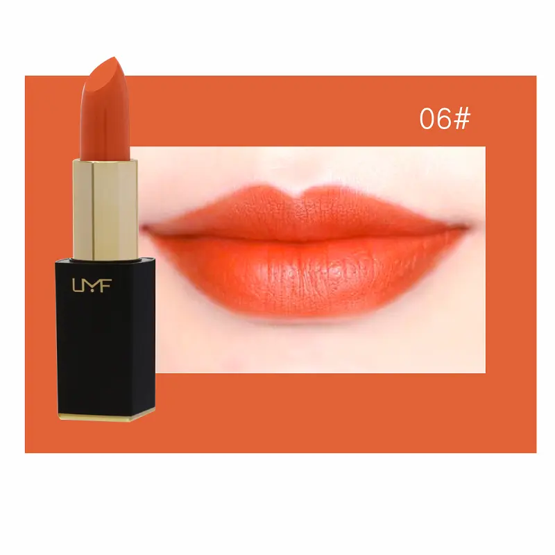OEM Private Label Vegan Wholesale Chemical Fashion Makeup Lipstick Long Lasting Waterproof 20 Colors Matte