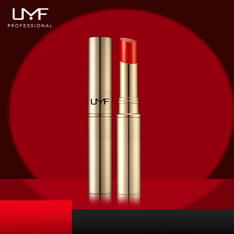 Custom Lipstick OEM Beauty Makeup Gold-plated Tube Long-lasting Waterproof Moisturizing Matte Multi-colors Private Label