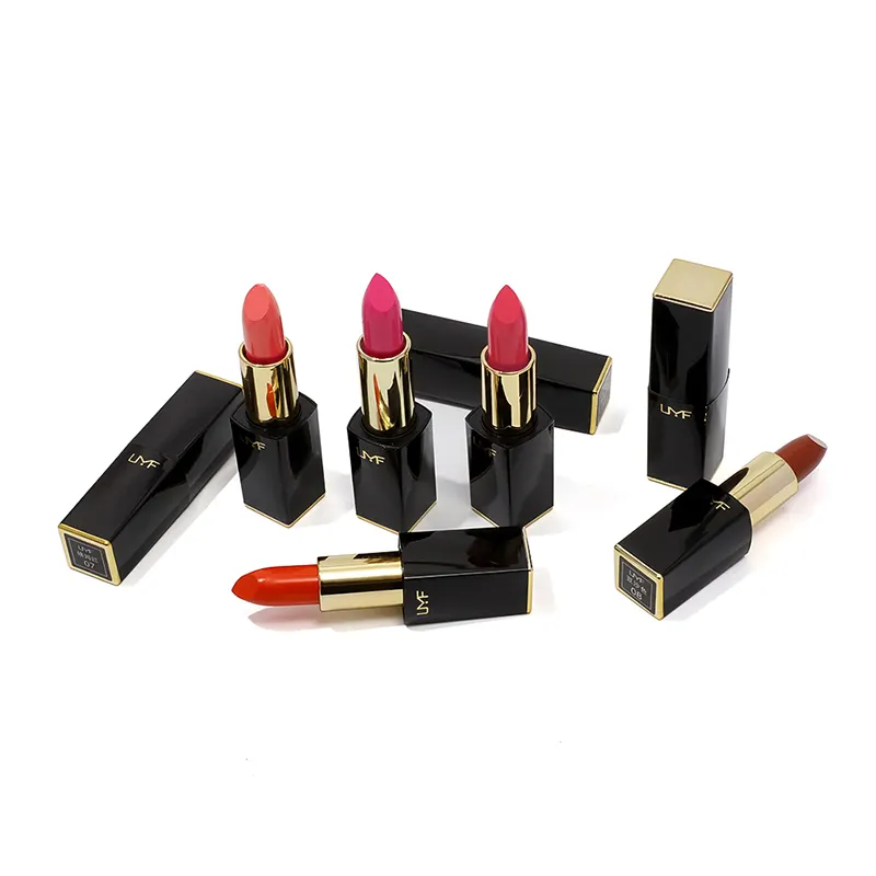 OEM Custom Colors Pink Black Matte Lipstick Private Label Makeup ODM Vegan Waterproof Lipstick