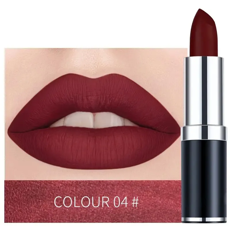 Custom Lipsticks OEM Wholesale Makeup Factory ODM Waterproof Matte Moisturizing Nude Matte Lipstick Set Private Label
