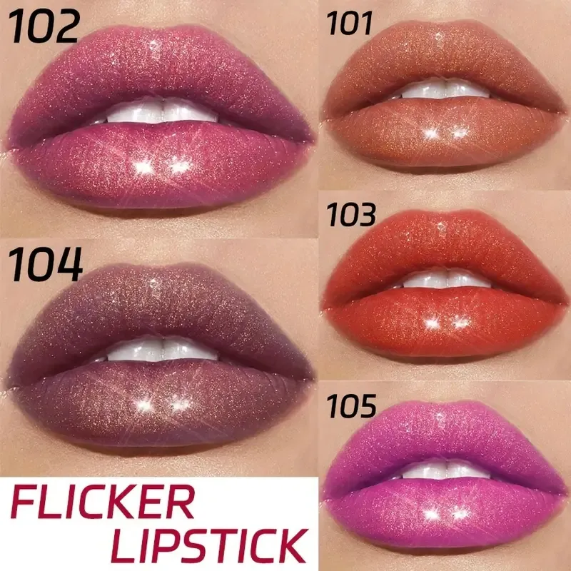 Custom Lipstick OEM Makeup Manufacturers Non-stick Cup Waterproof Long-lasting Moisturizing Pearlescent Lipstick Private Label
