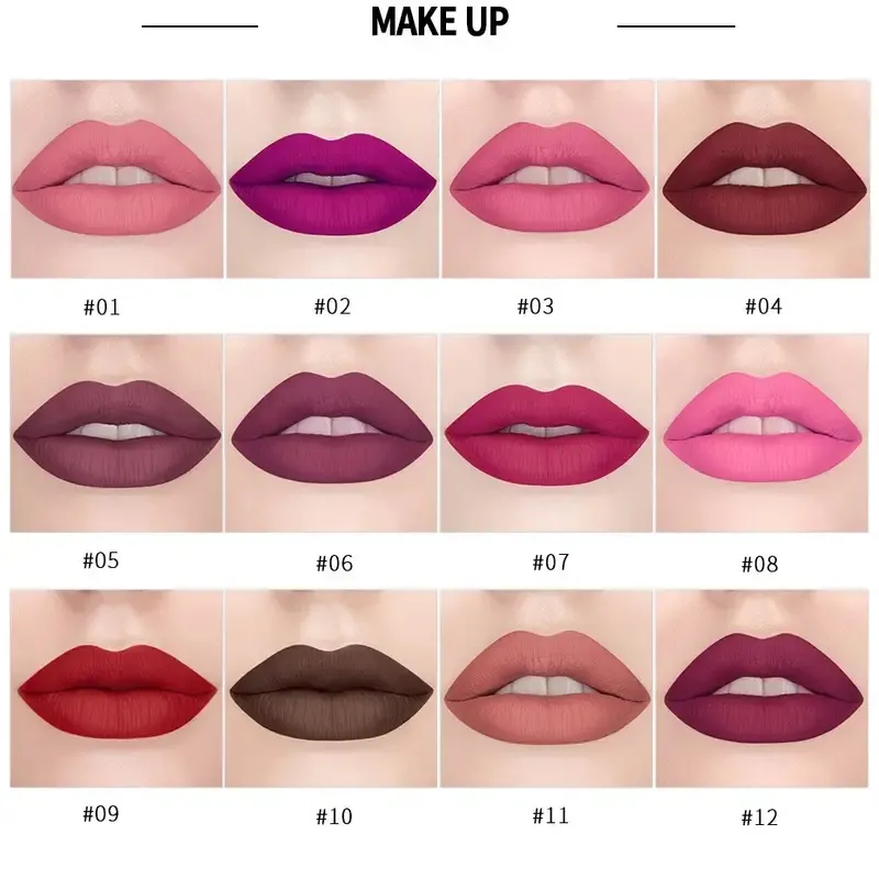 Custom Lipstick Odm Makeup Oem Moisturizing Waterproof Matte Lipstick Private Label