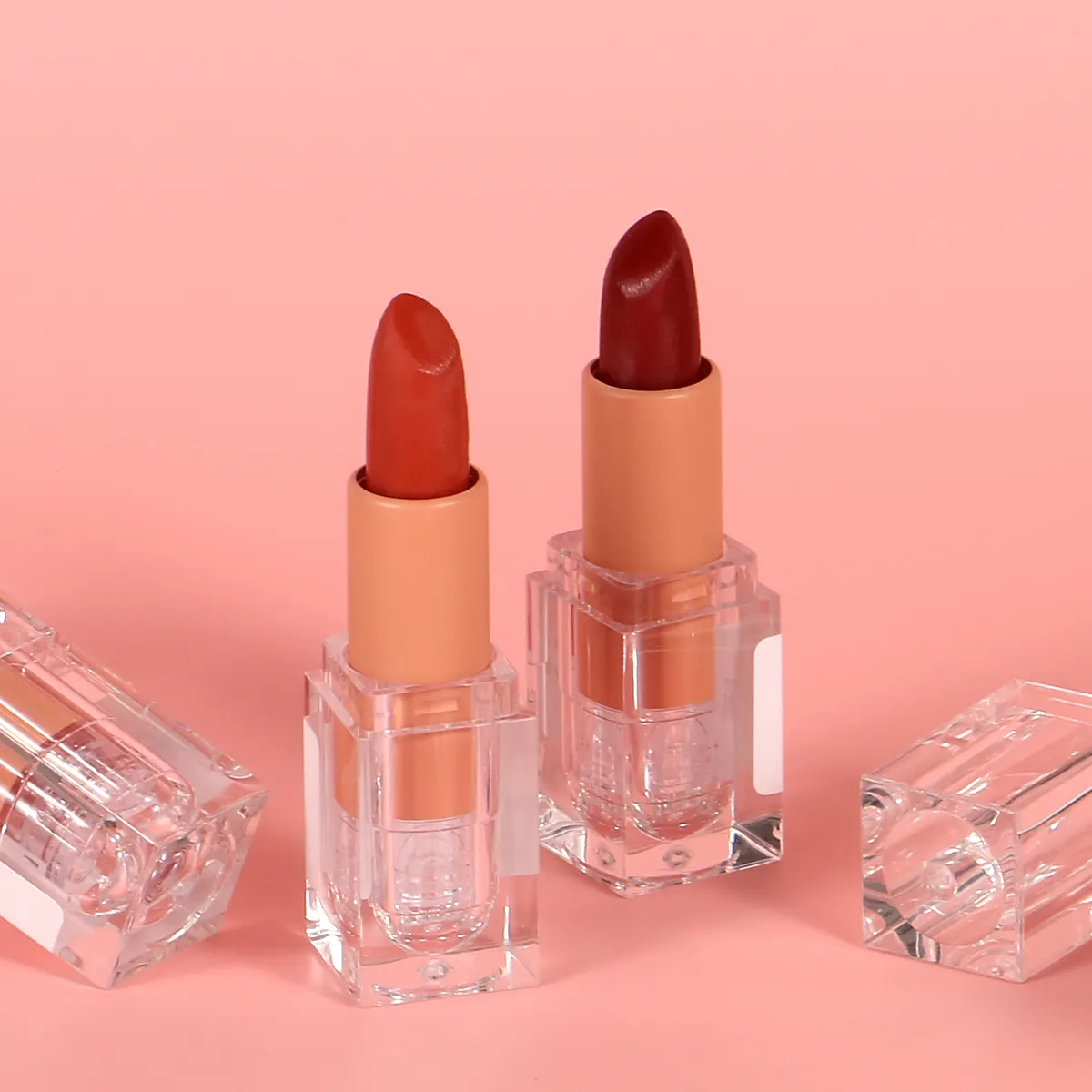 Non Sticky Organic Moisturizing Lip Balm Stick Custom Lipstick for Girls Cruelty Free Cosmetic High Shine Plumping Lipstick