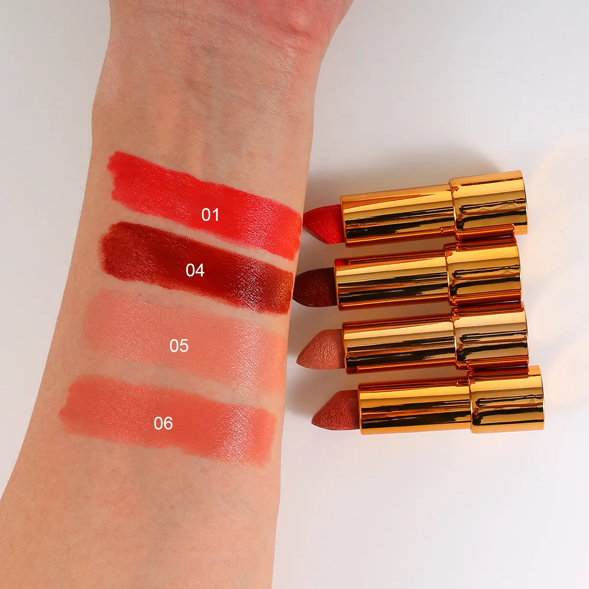 2024 3 in 1 Cheep Young Ladies Mini Lipstick Bag Ladies New Velvet Vegan Water Proof Lip Stick