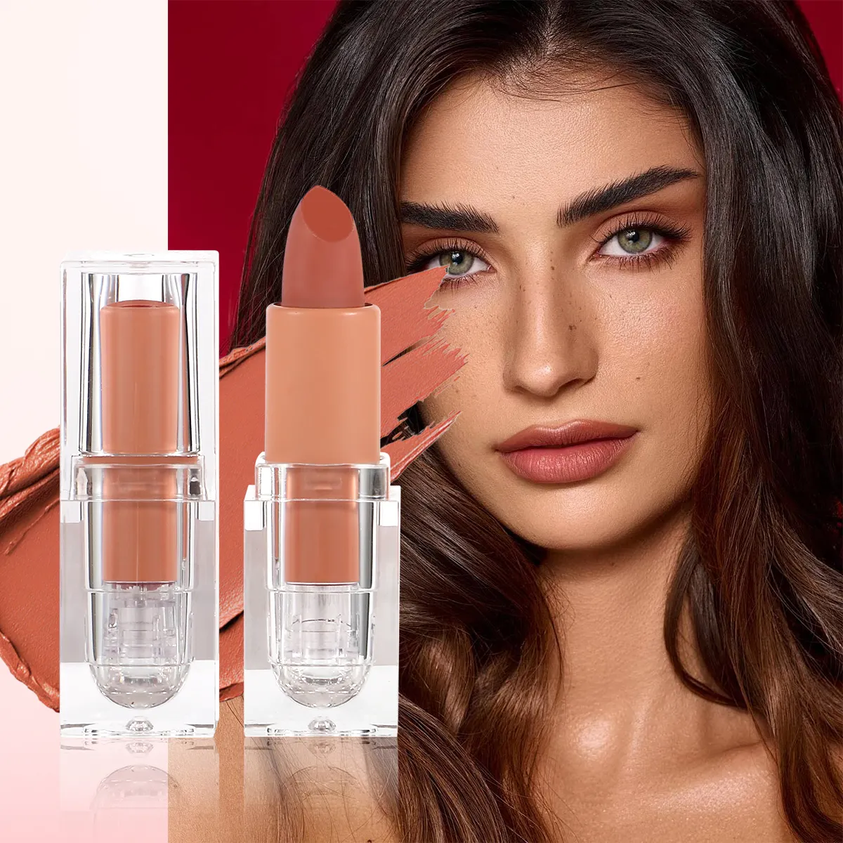 Private Labels Ladies Lipstick Hot Sales High Quality Silky Moisturizing Luxury Lip Cream Consmetics Product