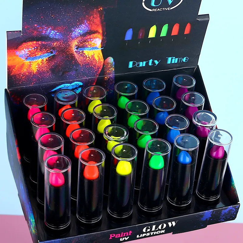 UV Lipstick Makeup Set Red Long Lasting Wear Non-Stick Cup Not Fade for Girl Cosmetics Lip Stick