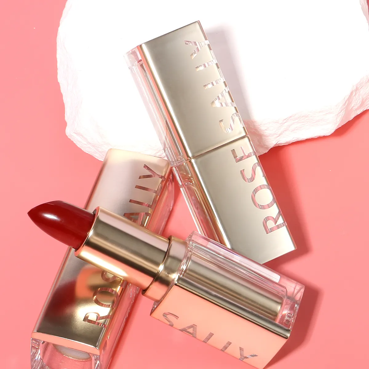 Private Label Wholesale Custom 24 Hours Waterproof Hours Matte High Quality Oem Vegan Lipsticks Luxury Gold Lip Sticks