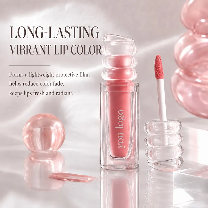 Custom Lip Gloss OEM Cosmetics High-end Lip Glaze Brand Manufacturing Moisturizing Long-lasting Watery Lip Gloss Private Label