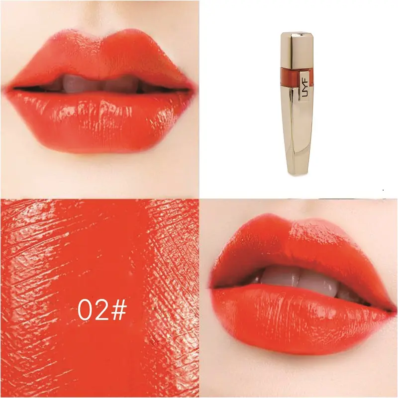 3 Colors Glitter Liquid Lipsticks Diamond Shiny Smooth Matte Lip Glaze Long Lasting Waterproof High Pigmented Lip Gloss