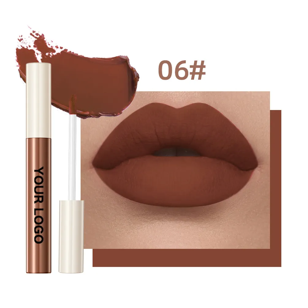 Custom Lip Gloss Oem Makeup Manufacturers Odm 24 Colors Lip Glaze Waterproof Matte Lip Gloss Private Label