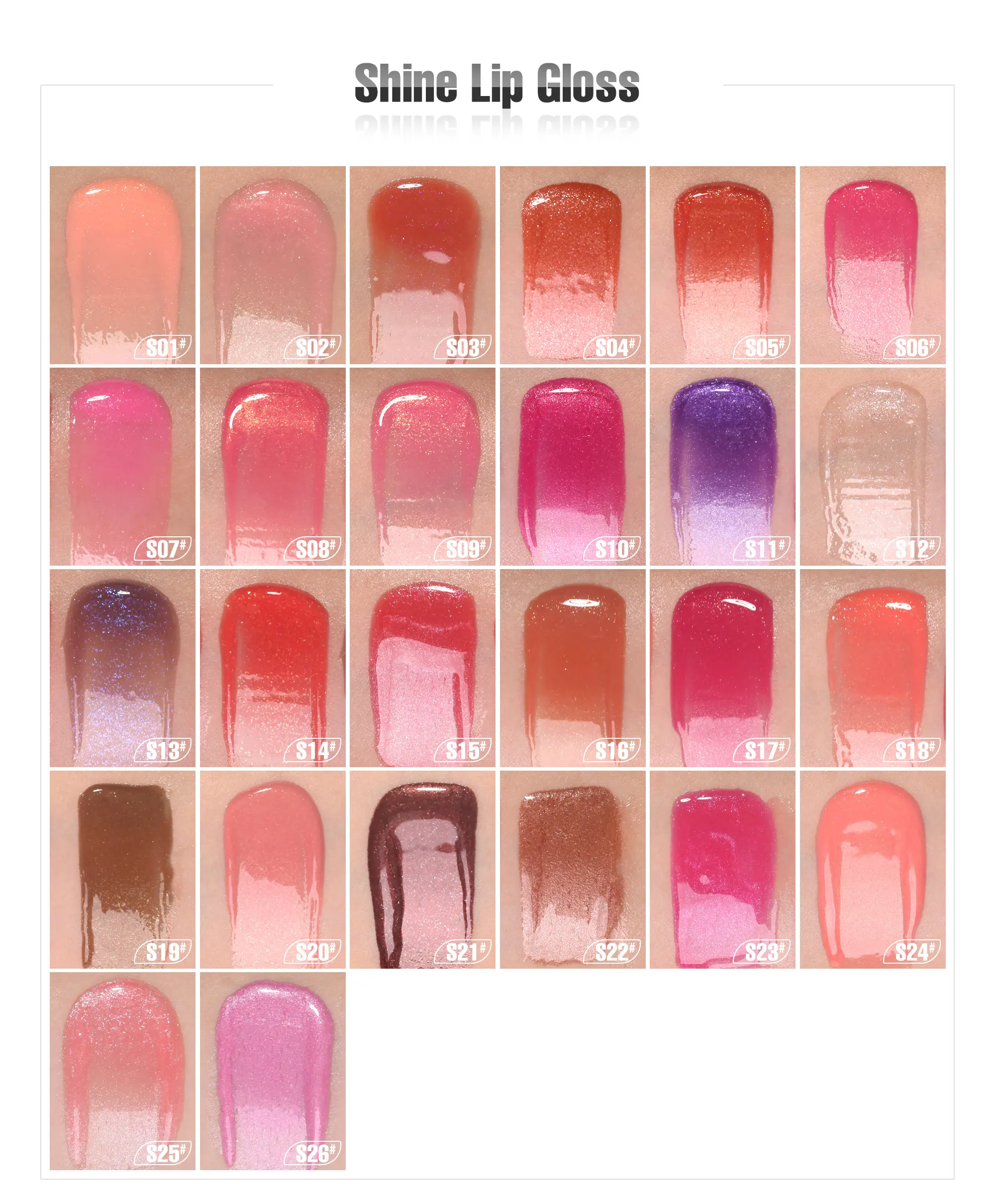 Private Label Smooth Custom Logo Mineral Liquid Plumping Glaze Lip Moisturizing Temperature-changing Lip Gloss