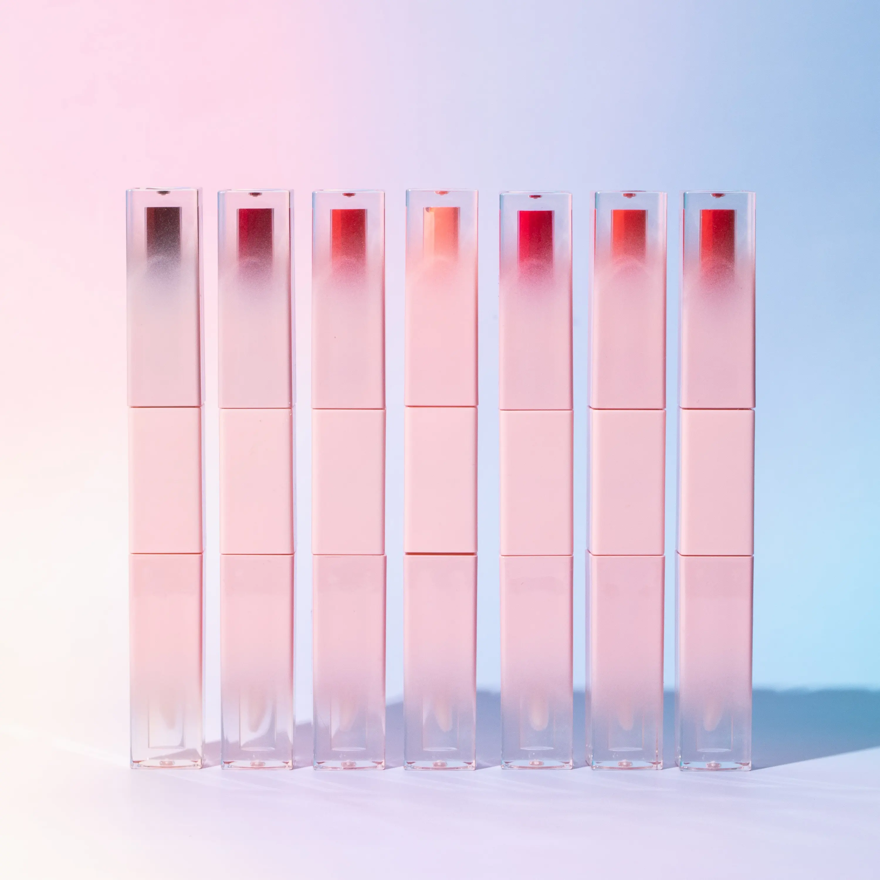 2 in 1 Double Lip Glaze High Quality No Logo Moisturizing Non-sticky Lipstick Long Lasting Dual-ended Lip Gloss