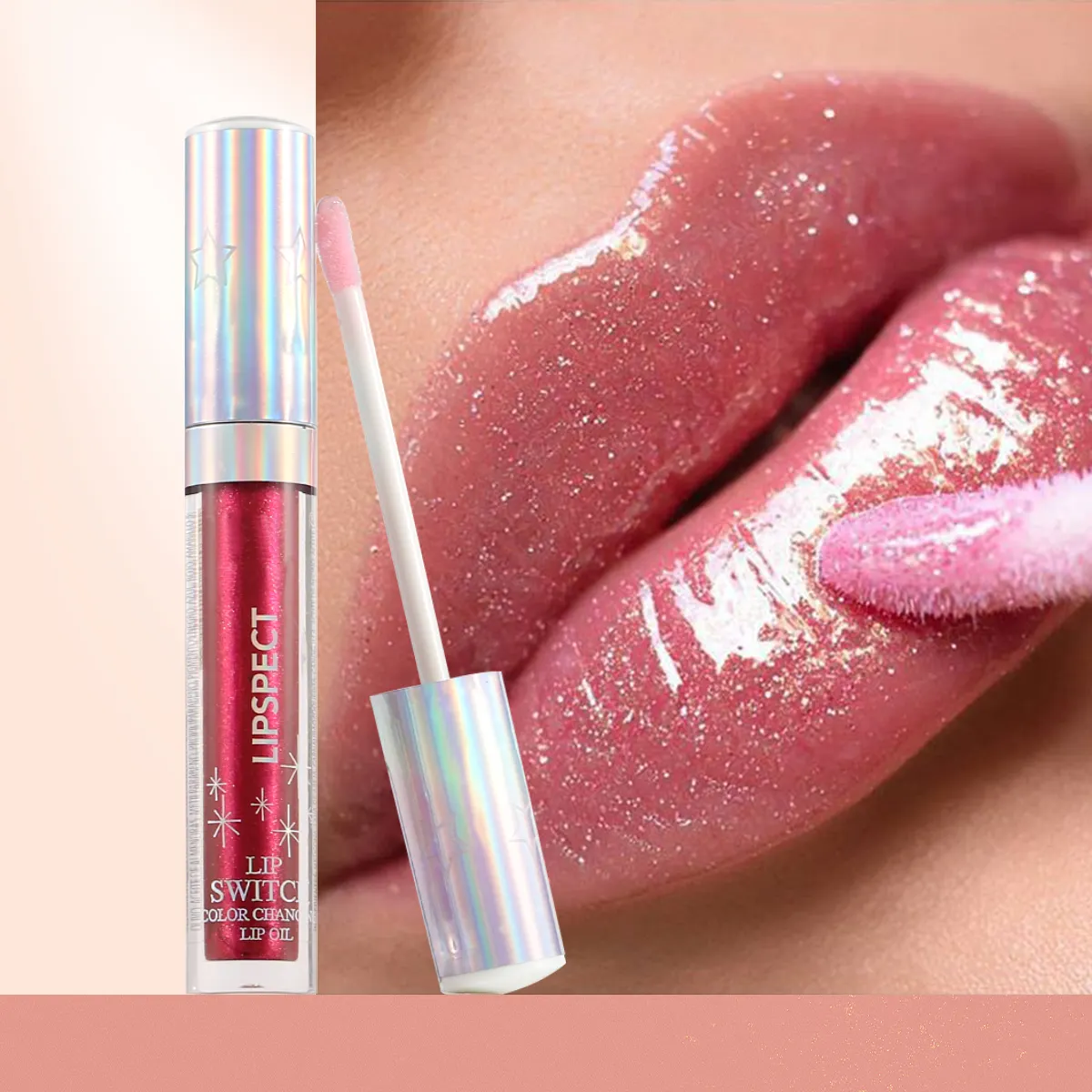 Wholesale Hydrating Moisturizing in Natural Color Base High Quality Vegan Lip Glaze Non Stick Lip Gloss