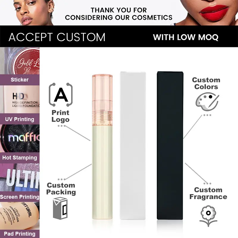 Wholesale Private Label Makeup Custom Makeup High Pigment Custom Logo Natural Lip Plumping Gloss