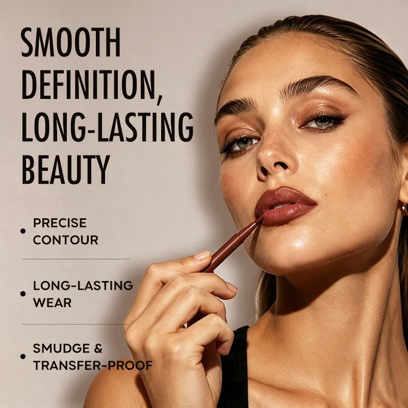 Private Label CustomWaterproof Long Lasting High Pigment Matte Lip Gloss Contour Stain Lip Liner Pencil