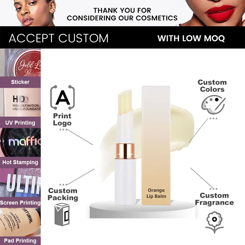 Customized MoisturizingWholesales Lip Care Wholesale Export B2B Supplier Vegan Lip Balm OEM Lip Balm