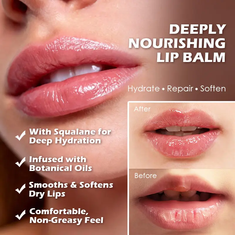 Hydrating Moisturizing Lip Balm Nourishing Customized Logo Private Label Hydrating Plump Soften&Shine Lip Balm