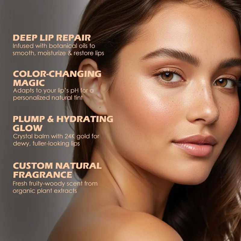 Custom Your logo Private Label Organic Vegan Lip Balm Makeup Moisturizing Anti-Drying Lip Balm