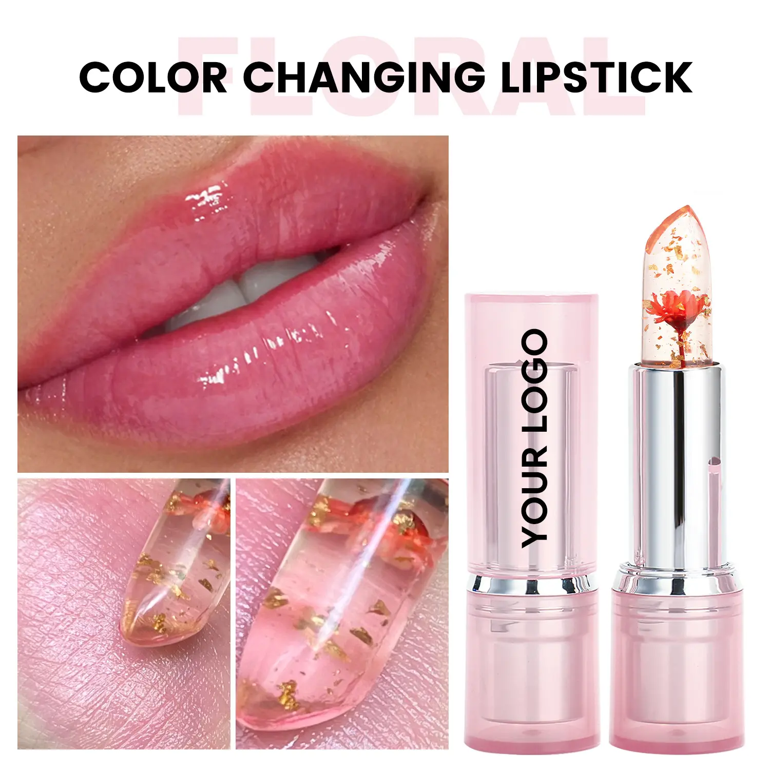 Lip Balm Moisturizing Lasting Waterproof Red Jelly Lipstick Private Label Color Changing Lipstick Fashion Lip Balm