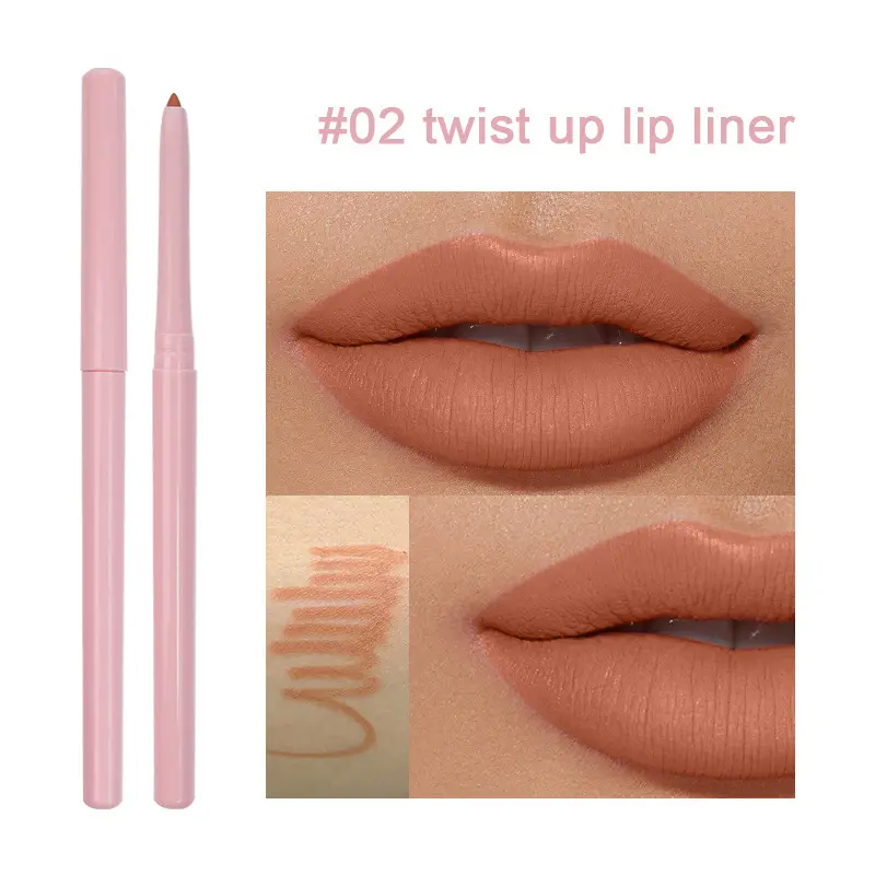 Private Label Waterproof Long Lasting Matte Lip Liner Pencil Customized High Quality Pigment