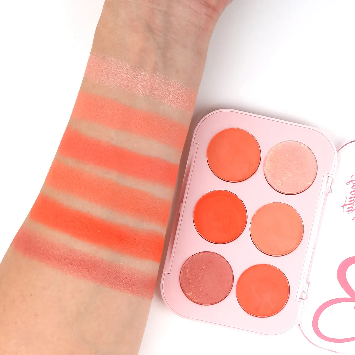Wholesale Private Label Waterproof Private Label Blush Palette Beauty pink Color Blusher
