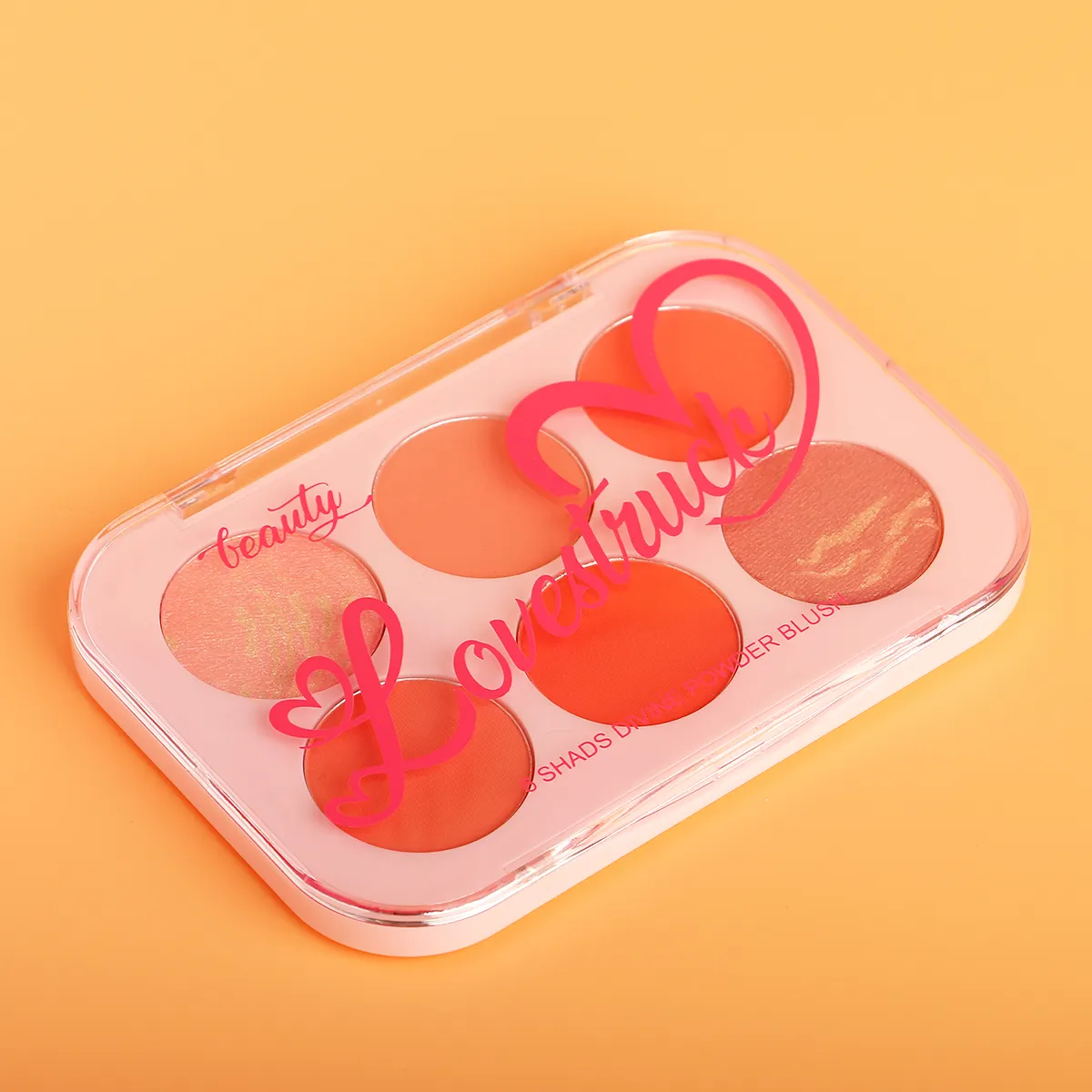 Wholesale Private Label Waterproof Private Label Blush Palette Beauty pink Color Blusher