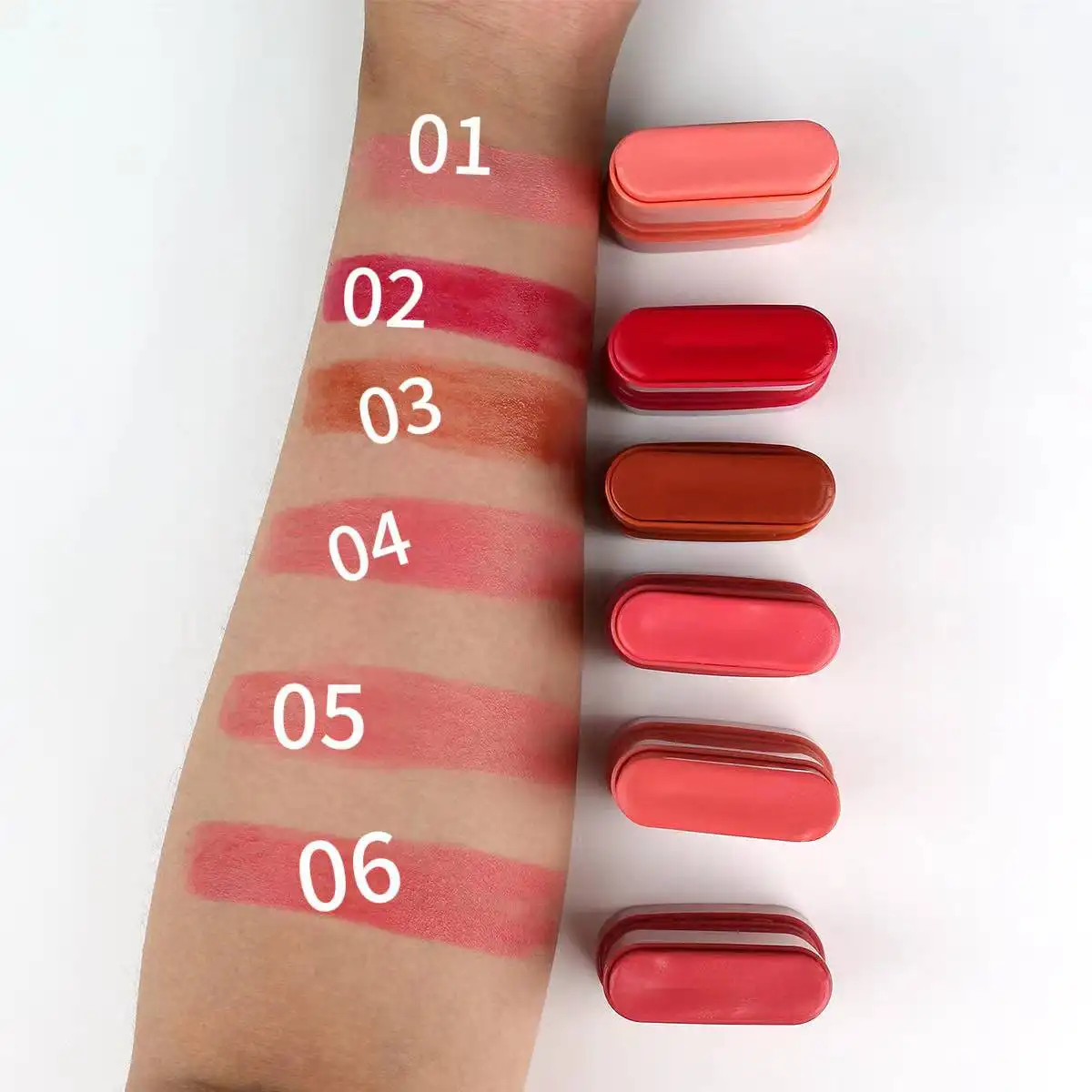 Professional Makeup Blush Stick Private Label Face Blusher Stick Cream egan High Pigment Long Lasting Makeup Blush