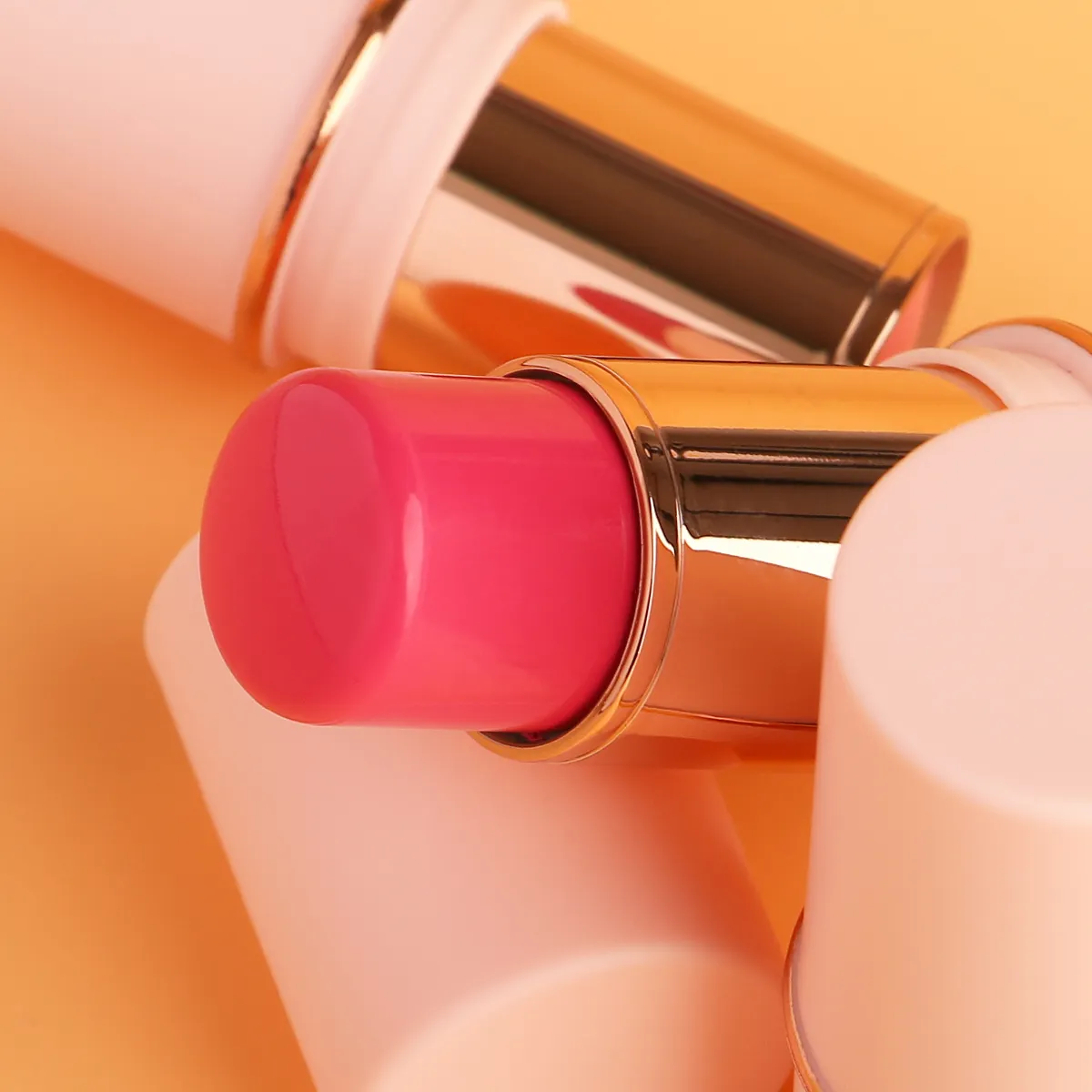 Custom Highlight Mineral Makeup Face Blush Stick Waterproof NO Logo Cheek Tint Powder Blusher