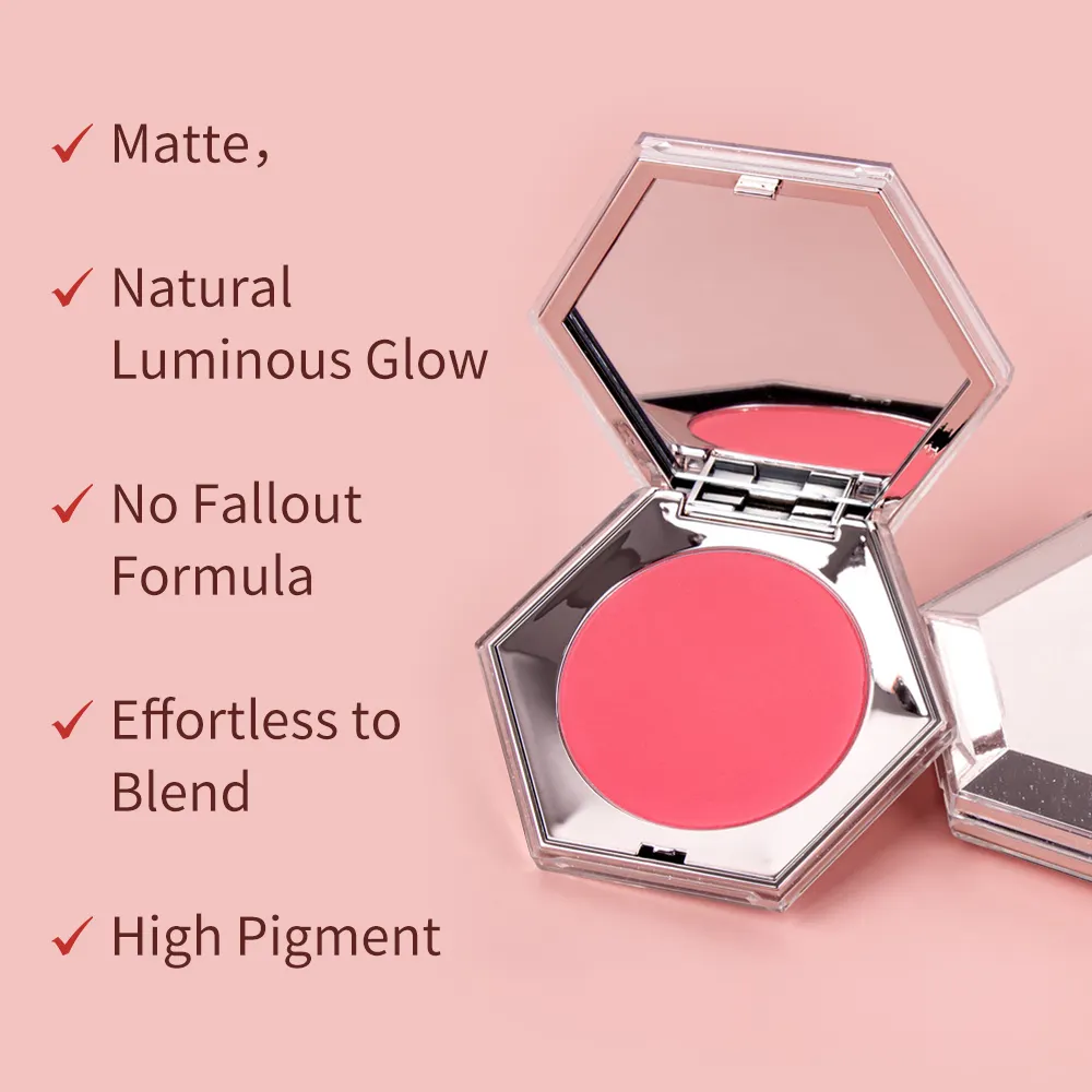 Custom Logo High Pigmented OEM Natural Hot New Product Private Label Manufacturers Matte Pink Blush