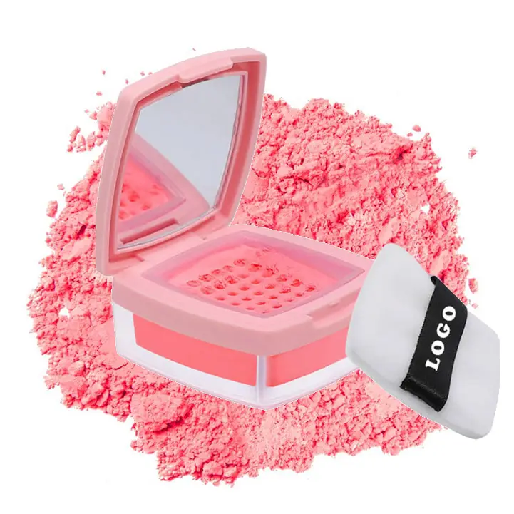 OEM Factory Custom Private Label Pigmented Long Lasting Pink Blush High Quality Makeup Loose Blusher
