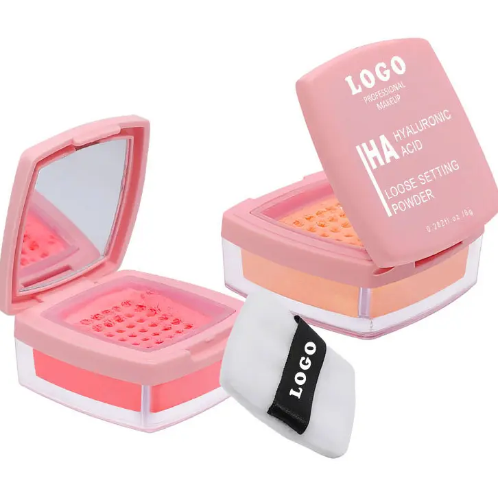 Makeup Cosmetic Loose Powder Matte Face Cheek pink Blush Single Shimmer Private Label High Pigment Blush Palette