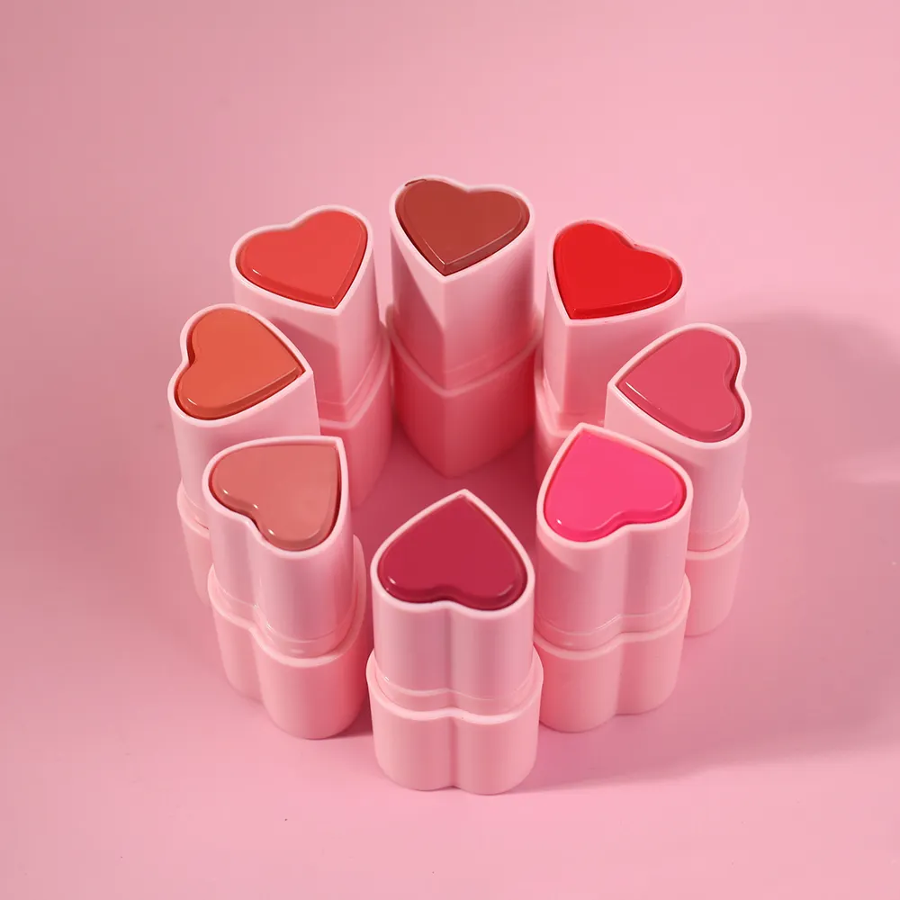 Private Label 3-in-1 Eyeshadow and Lip Makeup Blush Stick Waterproof Finish Cheeks Blusher for Deep Skin Tone