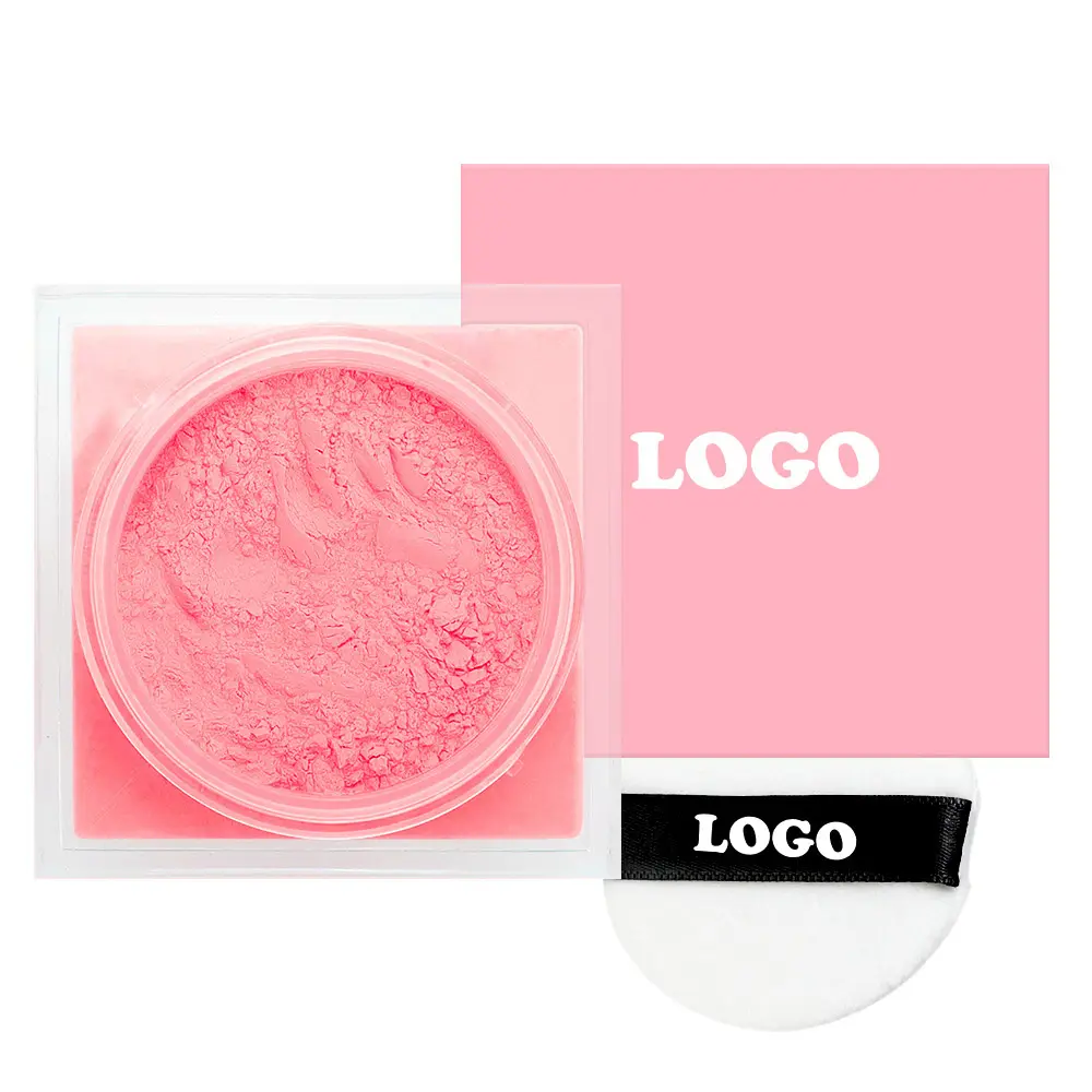 Private Label Best Pink Velvet Mineral Highly Pigmented Skin-Fusion Waterproof Oil-Control Matte Loose Setting Powder