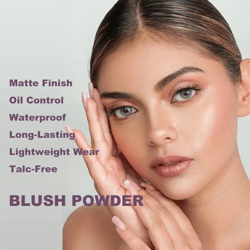 Private Label Best Pink Velvet Mineral Highly Pigmented Skin-Fusion Waterproof Oil-Control Matte Loose Setting Powder