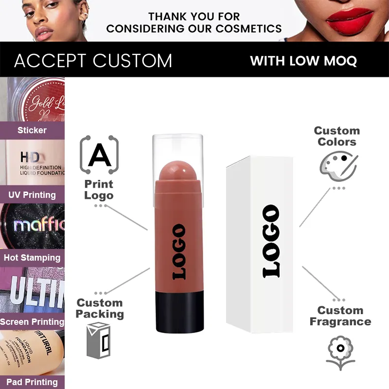 Long-lasting Skin Tone Stereoscopic Facial Cream Contouring Pen Waterproof High Quality Wholesale Highlight Contouring Stick