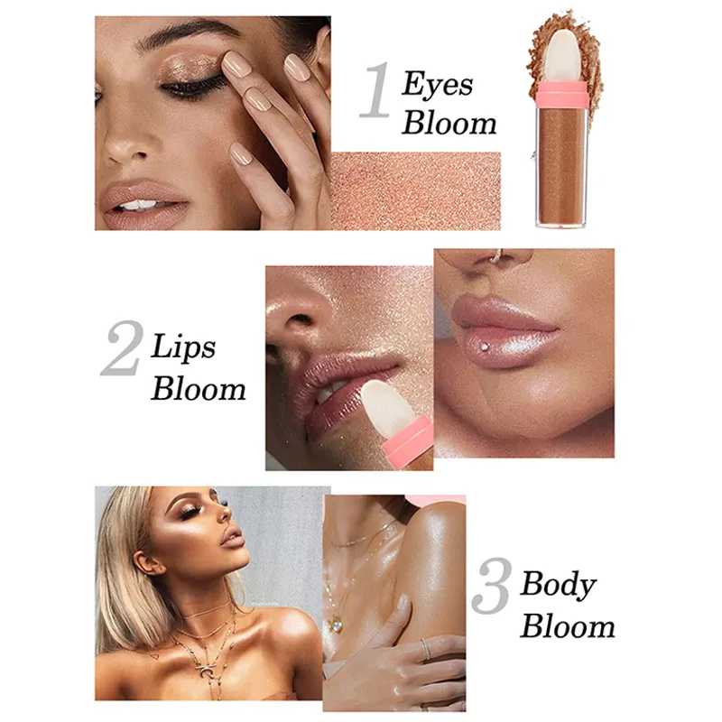 Private Label Face Body Makeup Highlight High Pigment Custom Highlighter Wholesale Flash Highlight