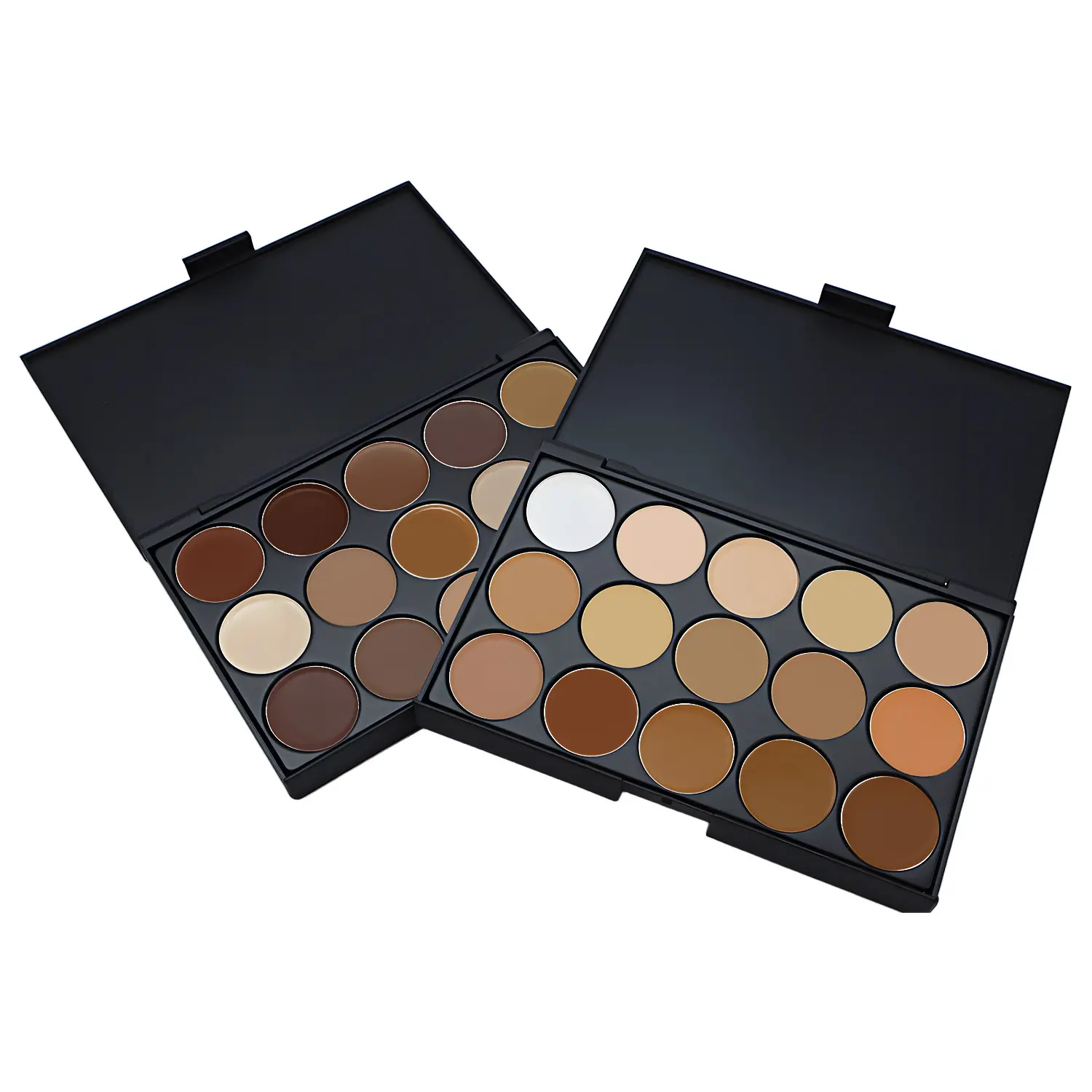 Hot Natural Finish Waterproof Foundation Cream Concealer Bronzer Palette Vegan Makeup Private Label Cream Contour Palette