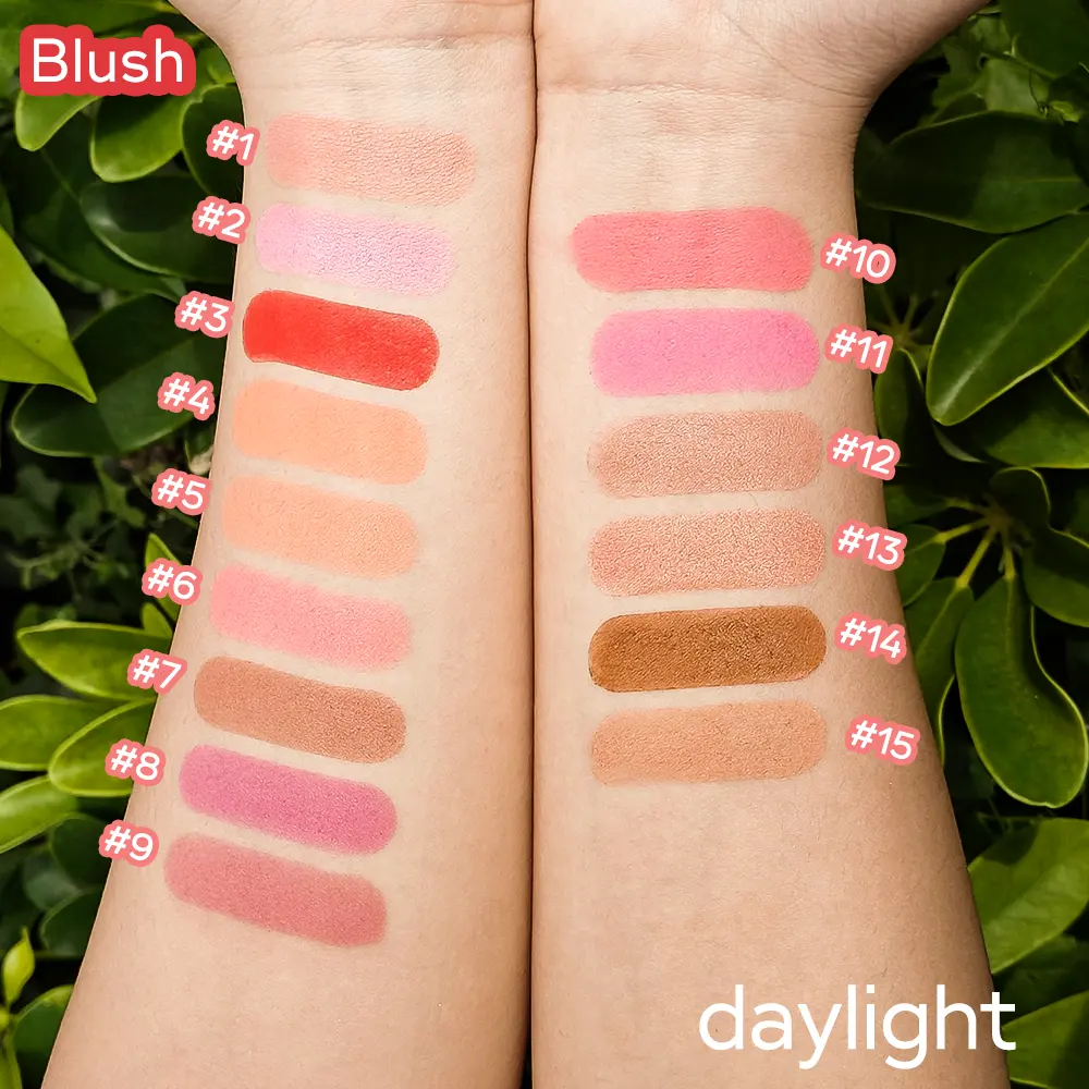 6 Colors Vegan Cosmetics Makeup Contouring Palette Pressed Powder Blush Palette Highlighter Palette Private Label Blusher
