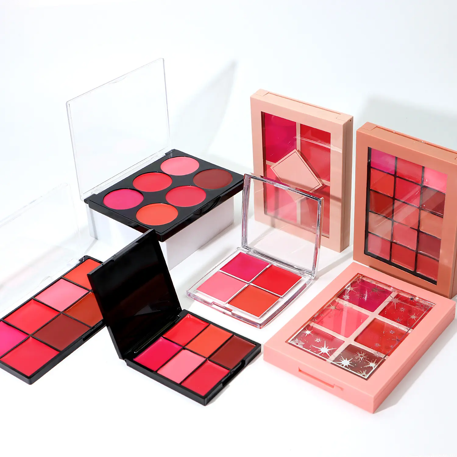 Custom OEM Lip Palette Set, 6/9/12 Colors Creamy Matte Lipstick Palette Wholesale Makeup Cosmetics