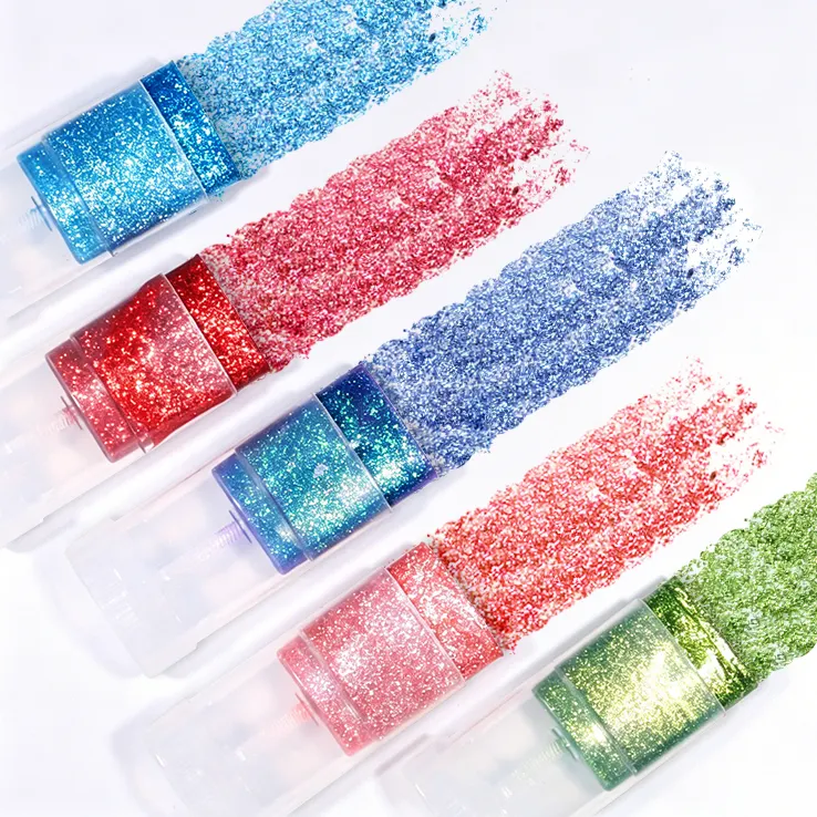 Bulk Fine Christmas 4th of July Kid Face Glitter Stick Custom Body Festival Luxury for Kids Makeup Glitter Stick