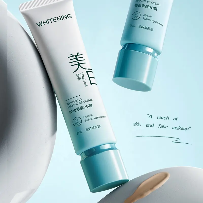 OEM Whitening BB Cream 30g/1.06oz with Brightening Coverage Featuring Cyclopentasiloxane and Hyaluronate Radiant Glow Cream