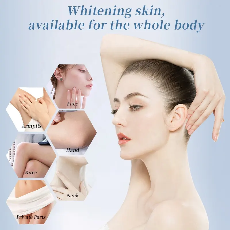 Dark Spot Remover Whitening Cream Collagen Sunscreen Sensitive Skin Arbutin Niacinamide Vegan Cruelty-Free Instant Effect Body