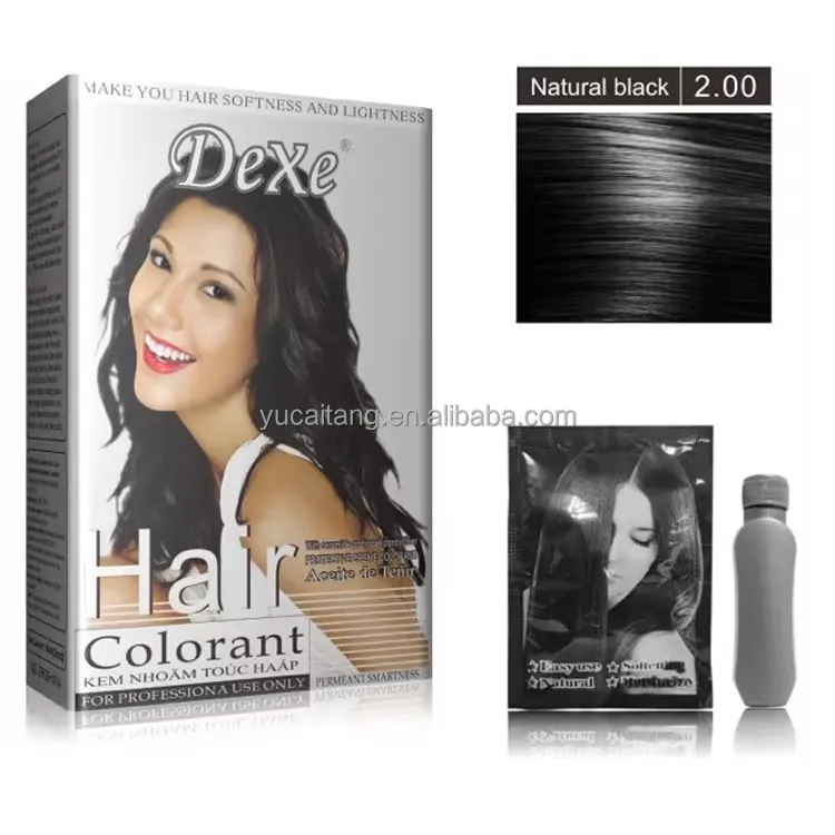 For for Plastic Permanent Black Gold Brown Hair Color Dye Cream Covers Gray Hair Long-Lasting Formula Home Use Cosmetic