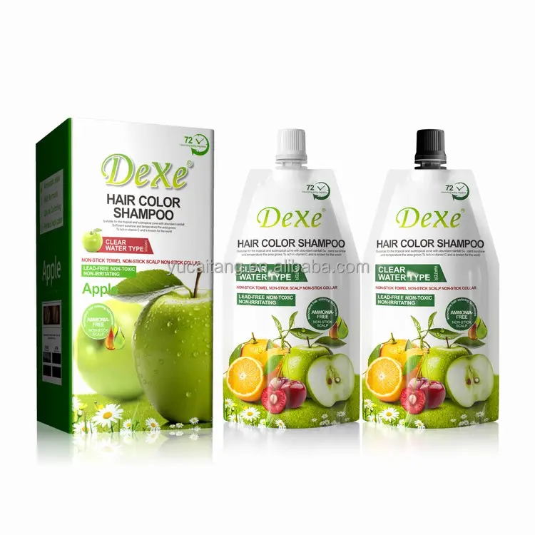 Privade Label Pro Apple Herbal Long Lasting 72 Hours Hair Colour Ammonia Free Natural Black Cream Covers Gray Hair English