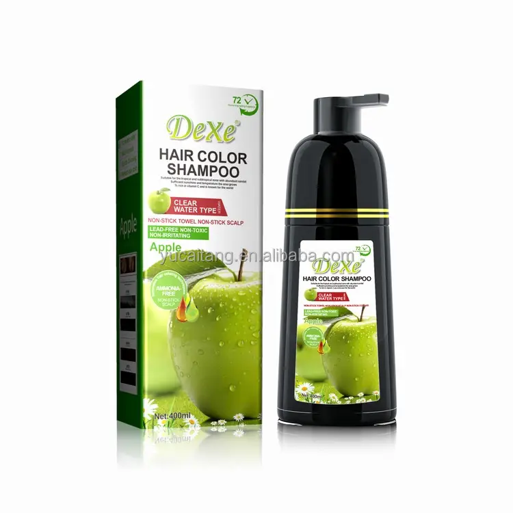 Privade Label Pro Apple Herbal Long Lasting 72 Hours Hair Colour Ammonia Free Natural Black Cream Covers Gray Hair English
