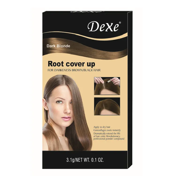 For Temporary Herbal White Hair Solution Grey Hair Root Cover Concealer Powder Women No Ammonia PPD Safe Long-Lasting Color